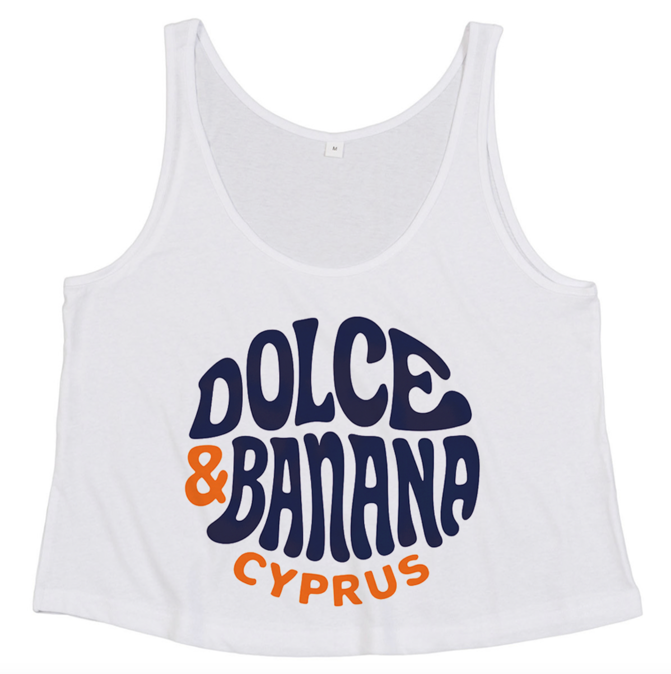 “Essential Logo” Crop Tank Tee – Dolce&Banana Cyprus 2025