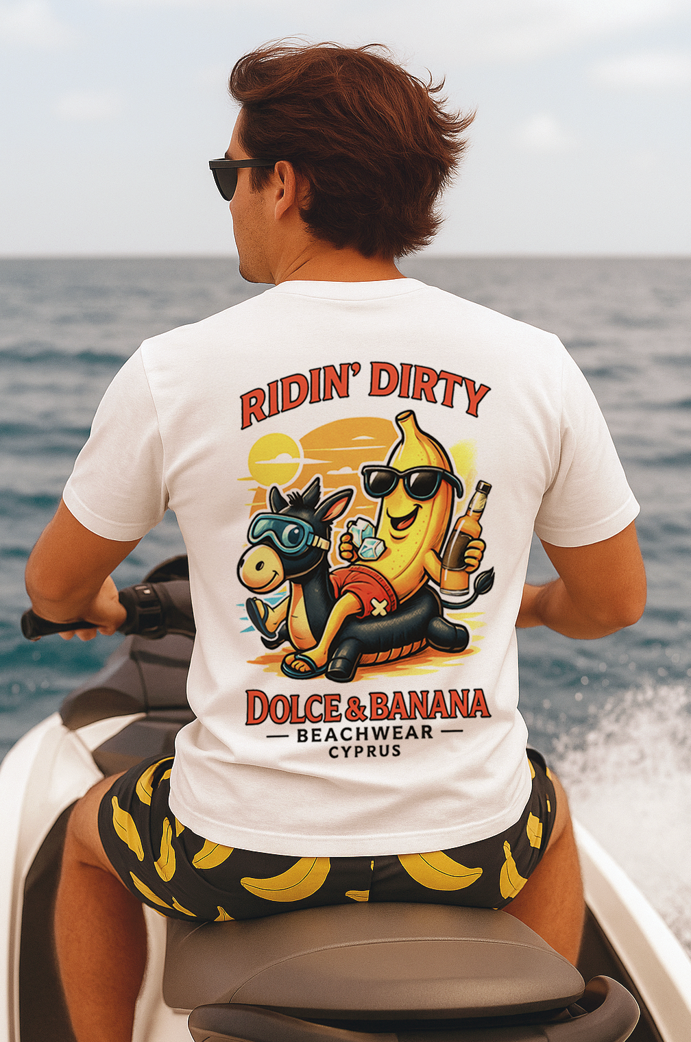 “Ridin' Dirty” Tee – Dolce&Banana Cyprus 2025