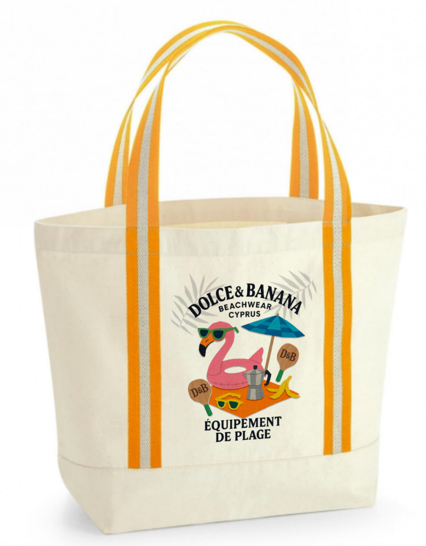 Dolce&Banana “Équipement de Plage” Organic Beach Tote