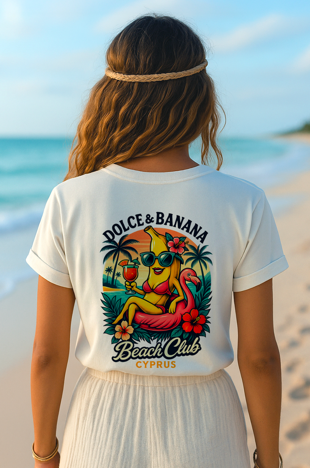 “Beachclub” Tee – Dolce&Banana Cyprus 2025