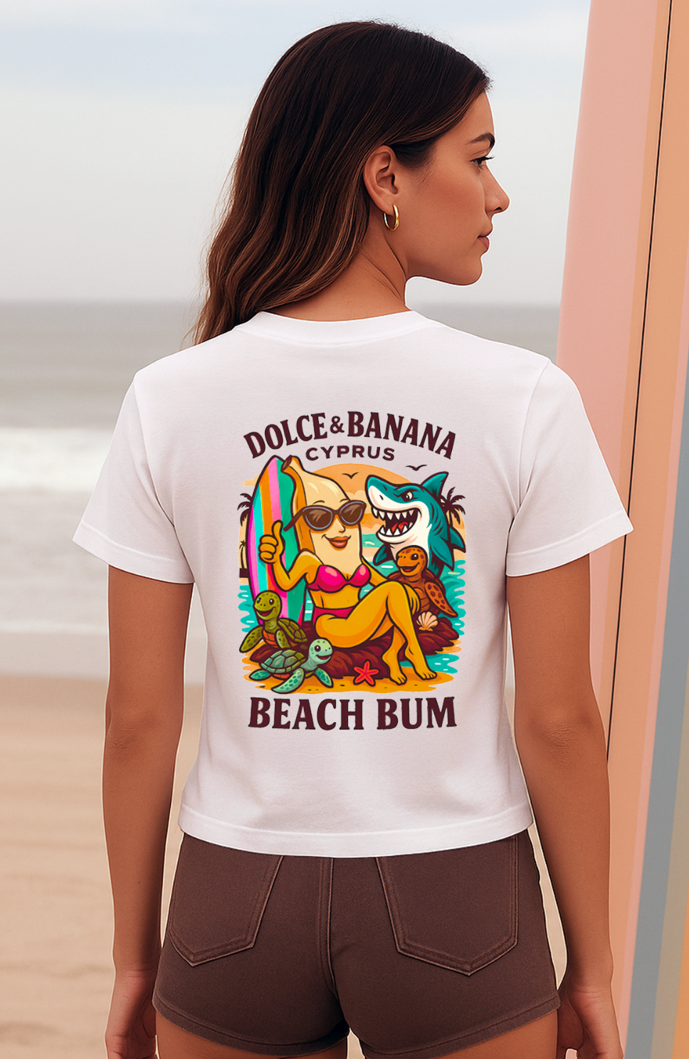 “Beach Bum” Tee – Dolce&Banana Cyprus 2025