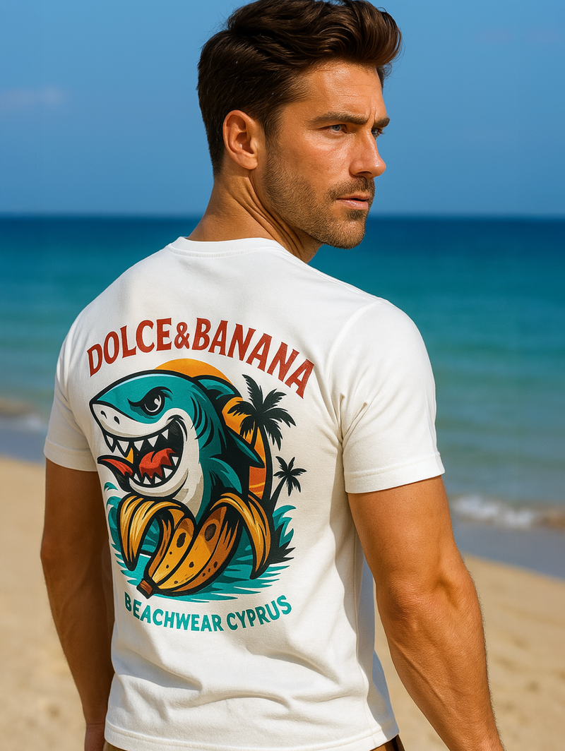 “Banana Shark” Tee – Summer 2025